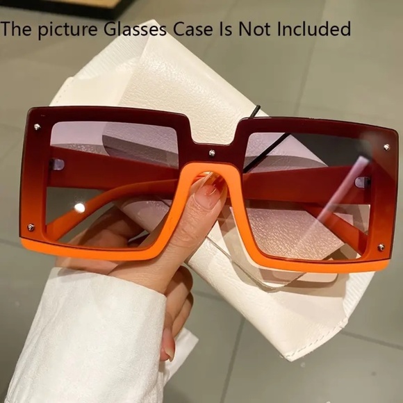 Accessories - Square Oversized Fashion Sunglasses